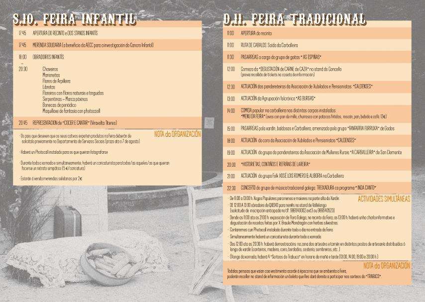X Feira Tradicional en Caldas de Reis