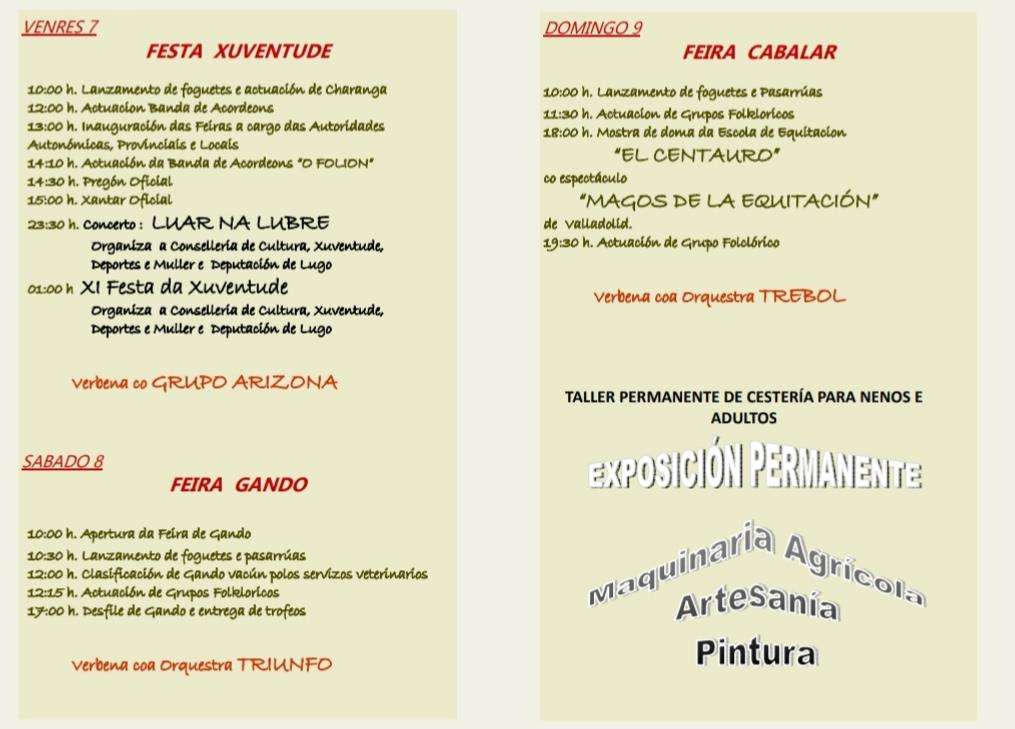 XLVI Feiras e Festas de Primavera (2024) en O Páramo