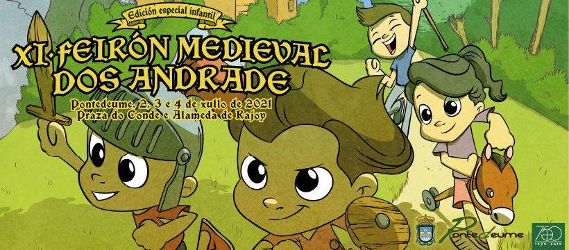 XIV Feirón Medieval dos Andrade (2024) en Pontedeume
