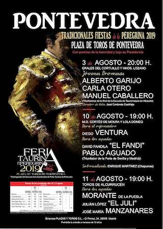 Fechas, información, programa, cartel, imágenes, mapa y ubicación de Feria Taurina - Corrida de Toros  en  Pontevedra