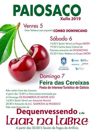 Festa das Cereixas de Paiosaco (2024) en Laracha