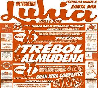 Festa de Santa Ana de Luhía  en Ortigueira