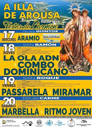 Festa do Carme - Festas de Verán (2024) en Illa de Arousa