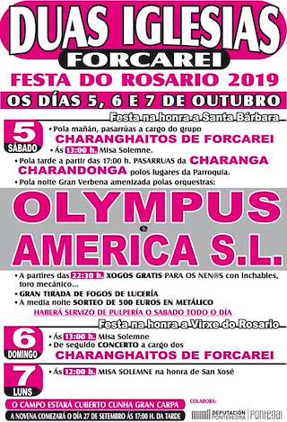 Festa do Rosario de Dúas Igrexas en Forcarei