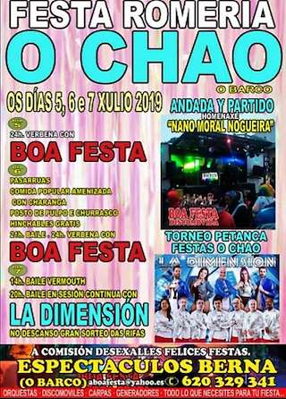 Festa Romería de O Chao (2024) en O Barco de Valdeorras