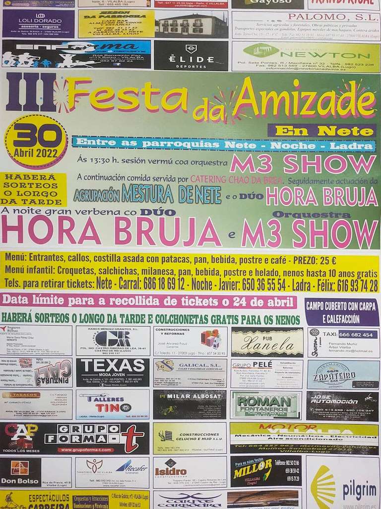 V Festa da Amizade de Ladra en Vilalba
