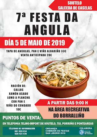 Fechas, información, programa, cartel, imágenes, mapa y ubicación de Festa da Angula de Soutelo  en  Salceda de Caselas