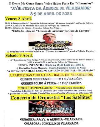Fechas, información, programa, cartel, imágenes, mapa y ubicación de XX Festa da Árbore  en  Vilarmaior