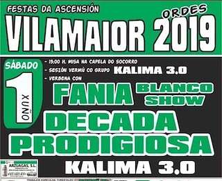 Fechas, información, programa, cartel, imágenes, mapa y ubicación de Festa da Ascensión de Vilamaior  en  Ordes