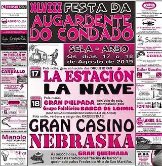 Fechas, información, programa, cartel, imágenes, mapa y ubicación de LI Festa da Augardente do Condado  en  Arbo