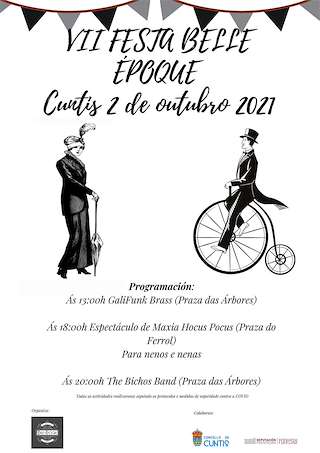 Fechas, información, programa, cartel, imágenes, mapa y ubicación de IX Festa da Belle Époque  en  Cuntis