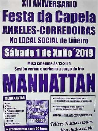 Fechas, información, programa, cartel, imágenes, mapa y ubicación de XVI Festa da Capela da Asunción (2024)  en  Boimorto