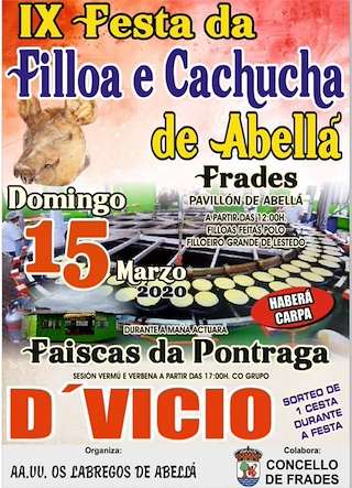 Fechas, información, programa, cartel, imágenes, mapa y ubicación de X Festa da Filloa de Abellá   en  Frades