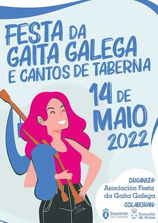 Fechas, información, programa, cartel, imágenes, mapa y ubicación de XI Festa da Gaita Galega e Cantos de Taberna  en  Arzúa