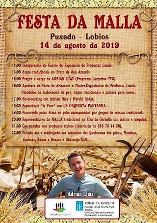 Fechas, información, programa, cartel, imágenes, mapa y ubicación de Festa da Malla de Puxedo  en  Lobios