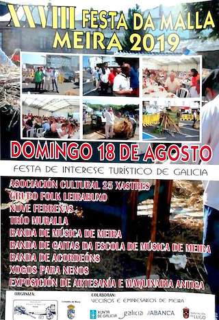 Fechas, información, programa, cartel, imágenes, mapa y ubicación de XXXI Festa da Malla  en  Meira