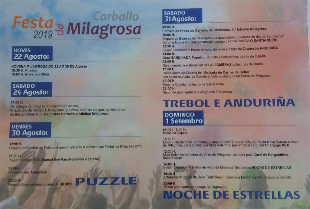 Festa da Milagrosa en Carballo