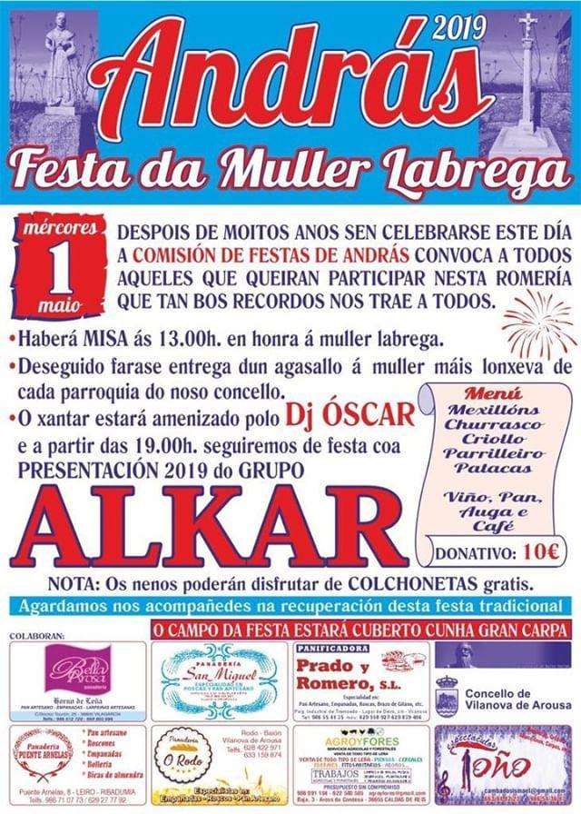 Festa da Muller Labrega de András en Vilanova de Arousa
