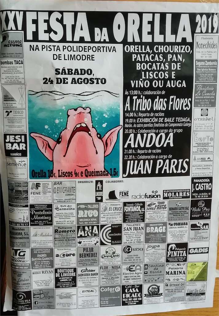 Festa da Orella de Limodre en Fene