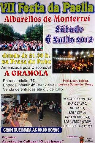 Fechas, información, programa, cartel, imágenes, mapa y ubicación de IX Festa da Paella (2024)  en  Monterrei