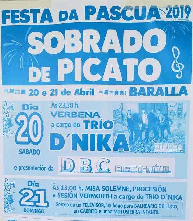 Festa da Pascua de Sobrado de Picato en Baralla