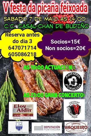 Fechas, información, programa, cartel, imágenes, mapa y ubicación de VII Festa da Picanha  en  O Porriño
