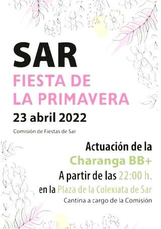 Fechas, información, programa, cartel, imágenes, mapa y ubicación de Festa da Primavera de Sar  (2024)  en  Santiago de Compostela