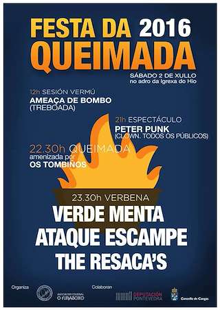 Fechas, información, programa, cartel, imágenes, mapa y ubicación de Festa da Queimada (2024)  en  Cangas
