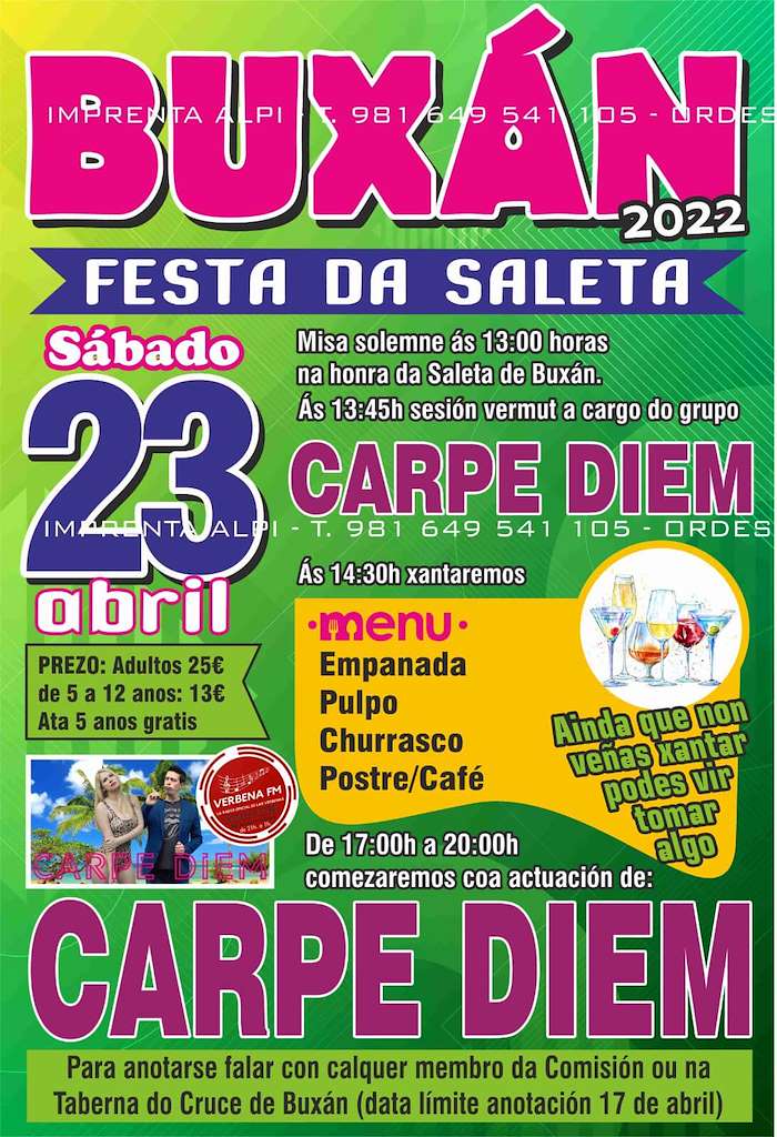Festa da Saleta de Buxán  en Val do Dubra