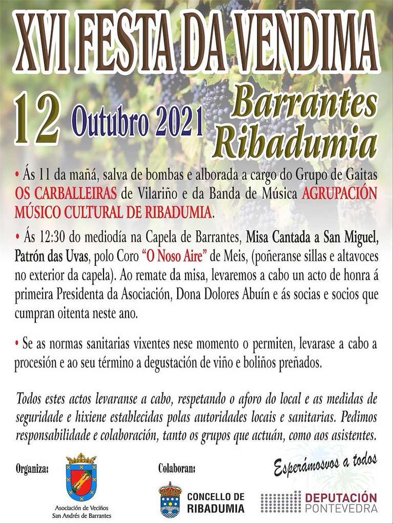 XVIII Festa da Vendima de Barrantes en Ribadumia