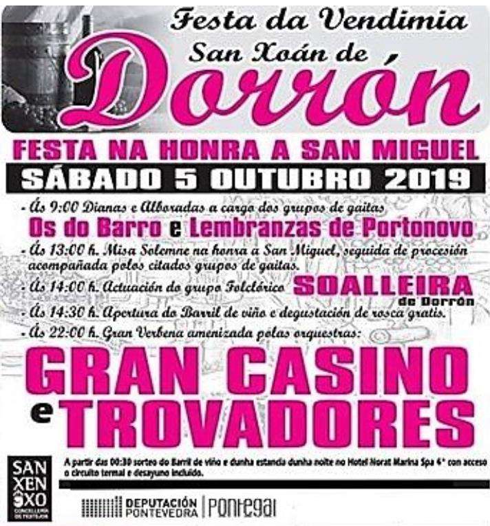 Festa da Vendimia de Dorrón en Sanxenxo