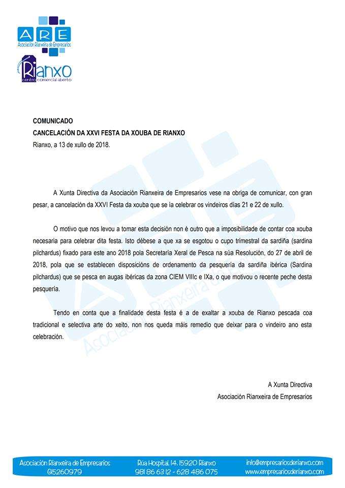 Festa da Xouba (2024) en Rianxo