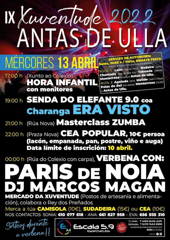 XI Festa da Xuventude en Antas de Ulla