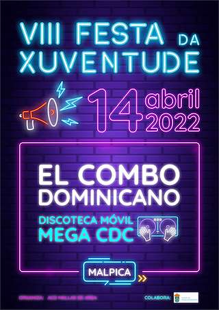Fechas, información, programa, cartel, imágenes, mapa y ubicación de X Festa da Xuventude  en  Malpica de Bergantiños