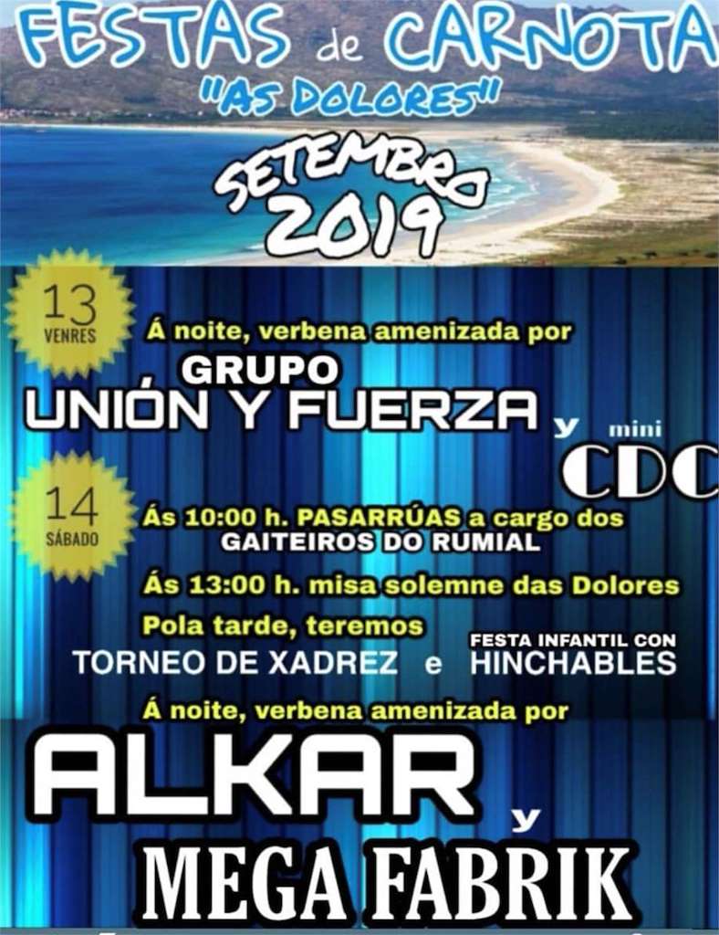 Festa das Dolores en Carnota