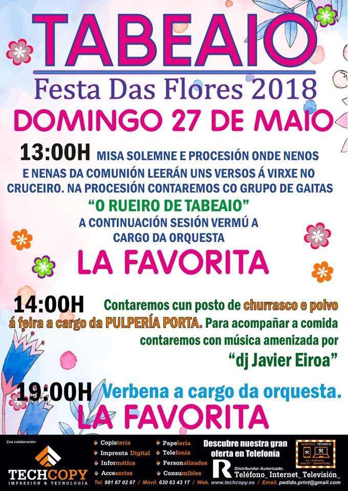 Festa das Flores de Tabeaio  en Carral