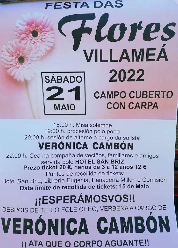 Festa das Flores de Villameá en A Pontenova