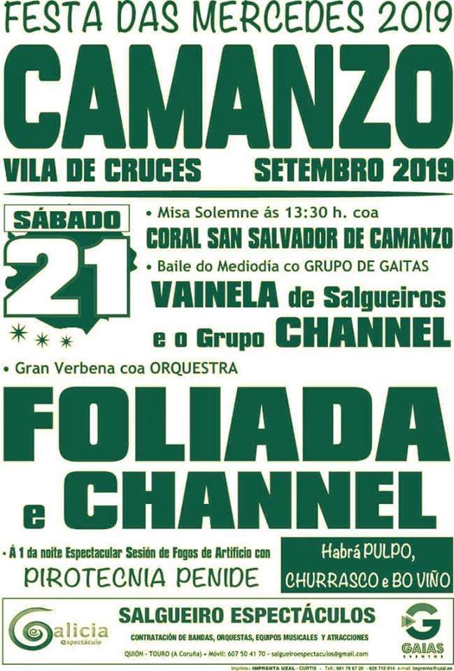 Festa das Mercedes de Camanzo en Vila de Cruces