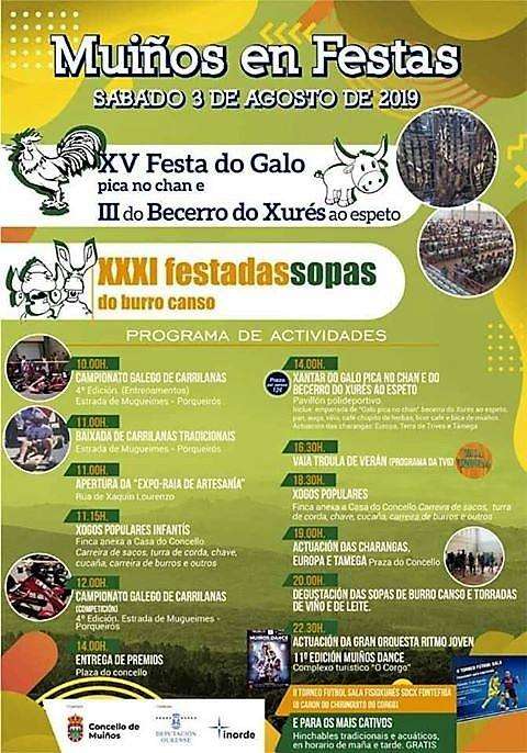 Festa das Sopas do Burro Canso e Galo Pica no Chan en Muíños