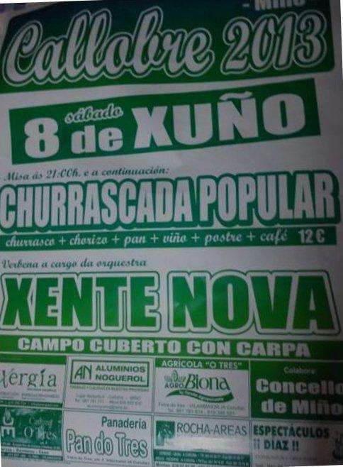Festa de Callobre (2024) en Miño