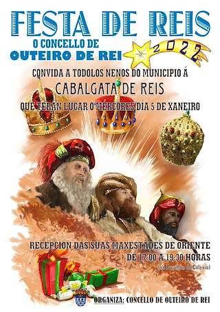 Fechas, información, programa, cartel, imágenes, mapa y ubicación de Festa de Reis (2025)  en  Outeiro de Rei