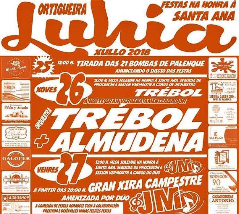 Festa de Santa Ana de Luhía  en Ortigueira