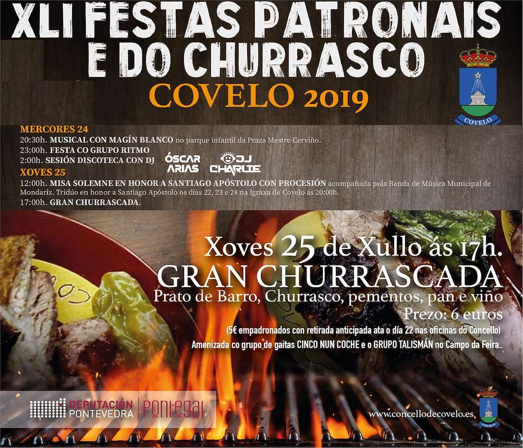 XLII Festa de Santiago Apóstol e do Churrasco (2024) en Covelo