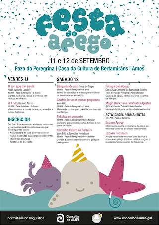 Fechas, información, programa, cartel, imágenes, mapa y ubicación de V Festa do Apego  en  Ames