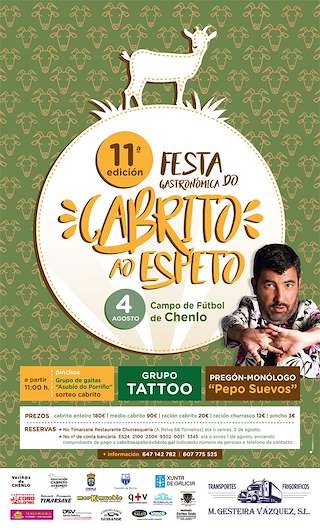 Fechas, información, programa, cartel, imágenes, mapa y ubicación de XIII Festa do Cabrito ao Espeto  en  O Porriño