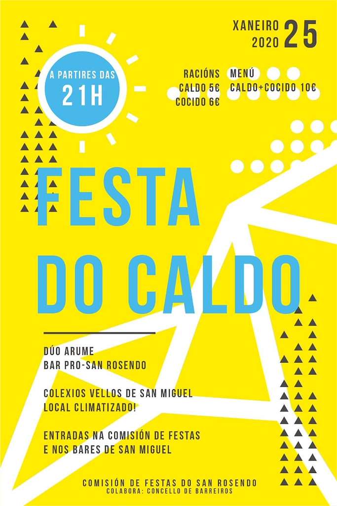 III Festa do Caldo de San Miguel en Barreiros