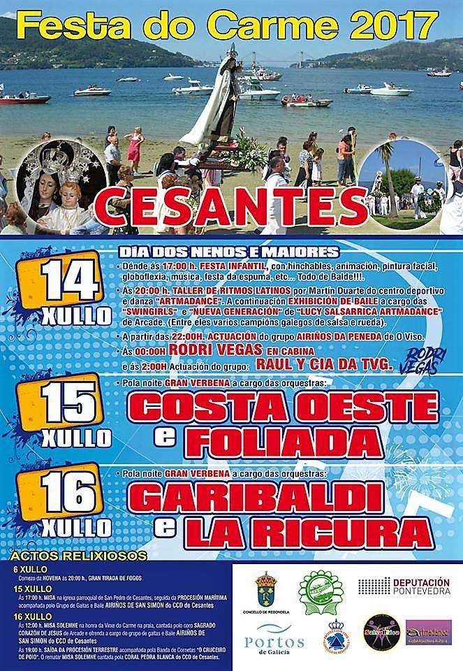 Festa do Carme de Cesantes (2024) en Redondela