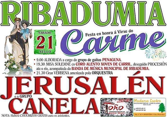 Festa do Carme (2024) en Ribadumia