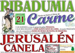 Fechas, información, programa, cartel, imágenes, mapa y ubicación de Festa do Carme (2024)  en  Ribadumia