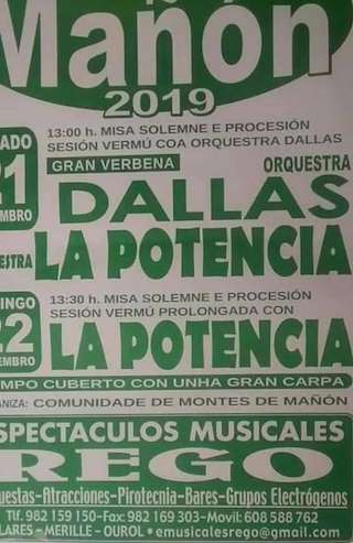 Fechas, información, programa, cartel, imágenes, mapa y ubicación de Festa do Carmen  en  Mañón